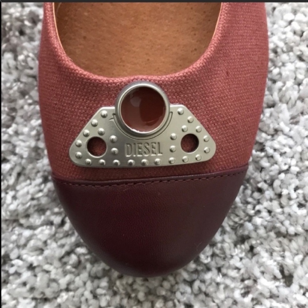 Diesel Red Cynthia Flats - Picture 4 of 6